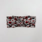 Christmas Embroidery Floral Knotted Headwrap