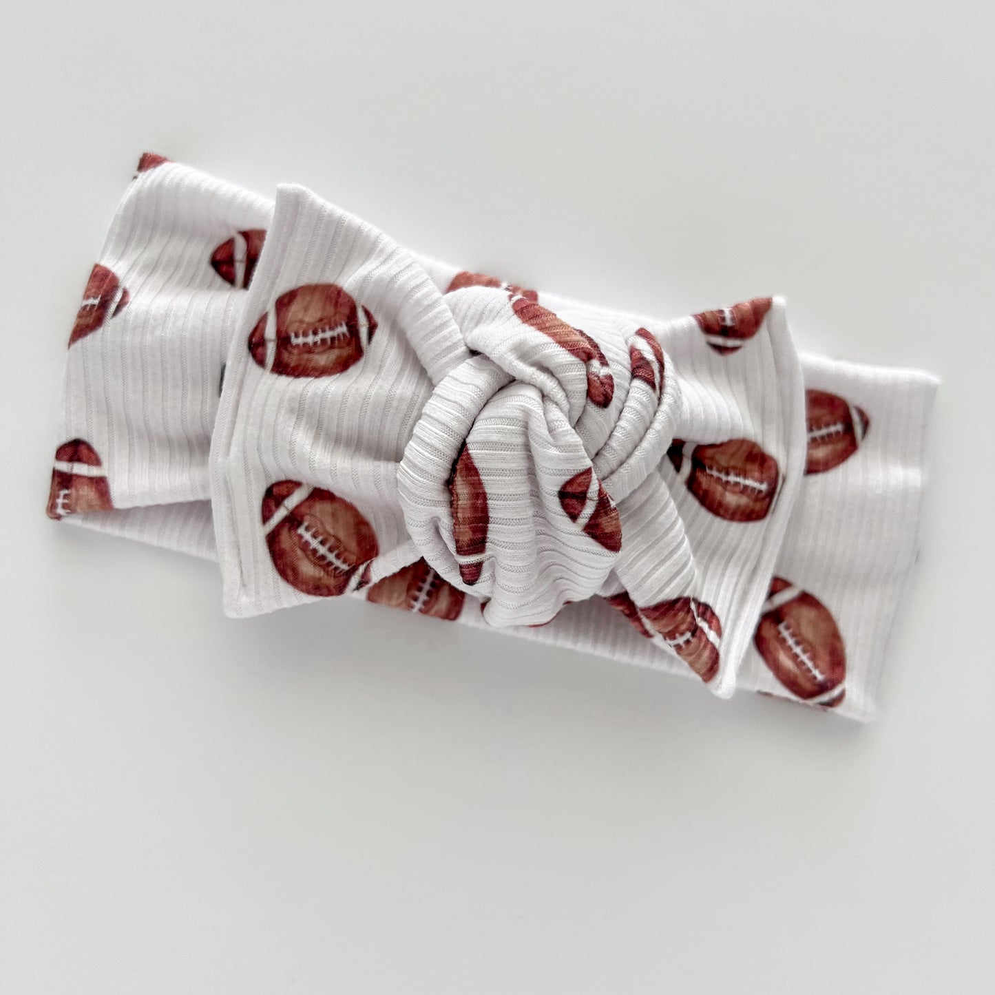 Footballs Knotted Headwrap