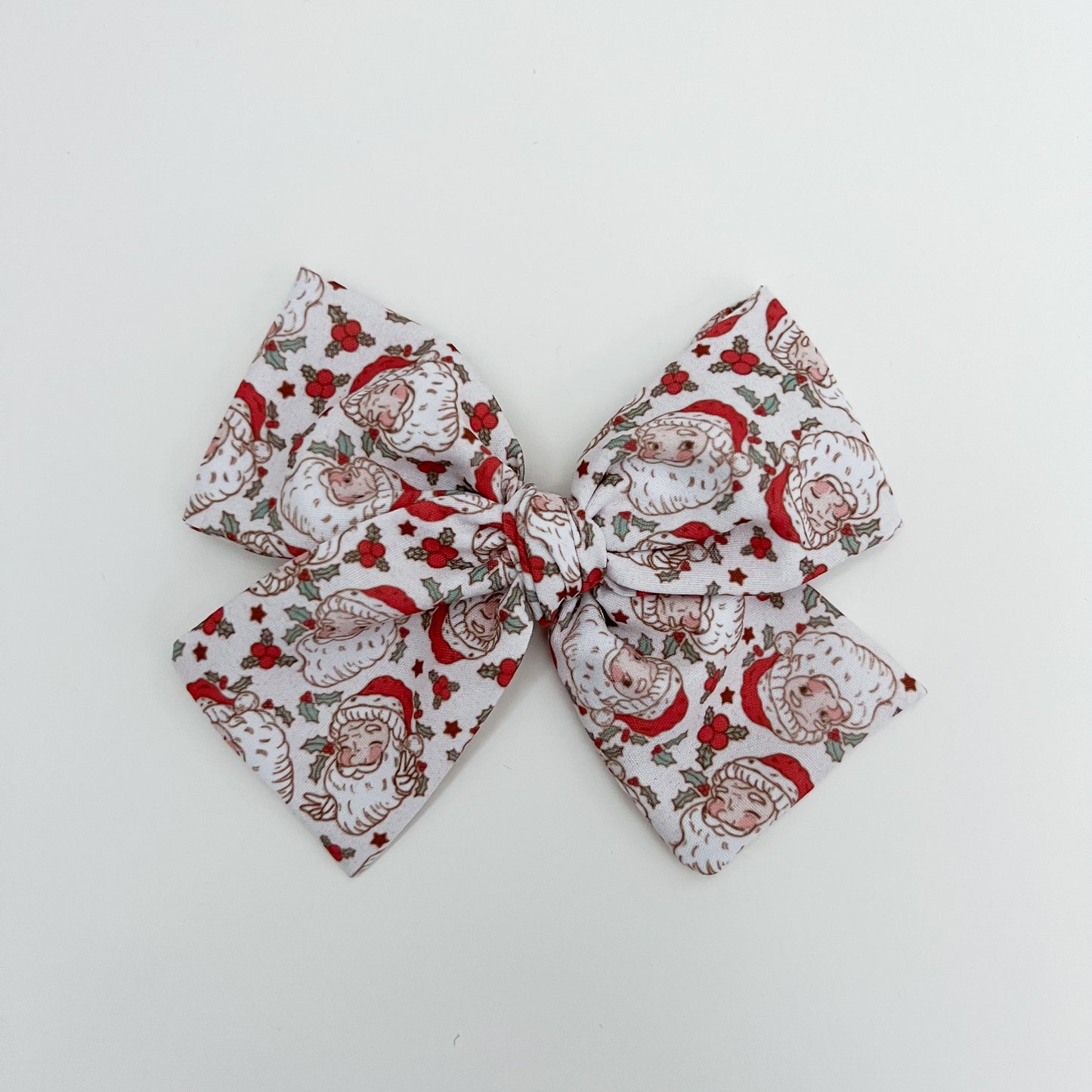 Vintage Santas Hand-tied Bow