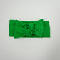 Kelly Green Ribbed Knotted Headwrap