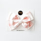 Pink Tie Dye Marble Hand-tied Bow