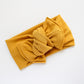 Mustard Ribbed Tie-on Headwrap