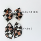 Fall Check Hand-tied Bow
