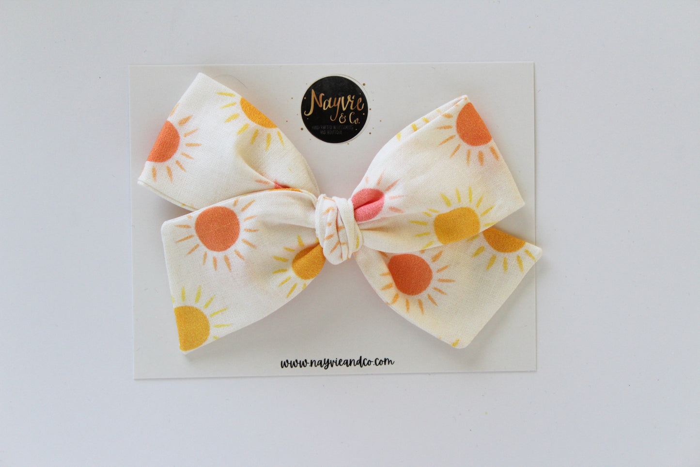 Summer Suns Hand-tied Bow