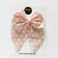 Polka Dots on Pink Fable Bow