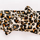 Leopard Velvet Chunky Knotted Headwrap