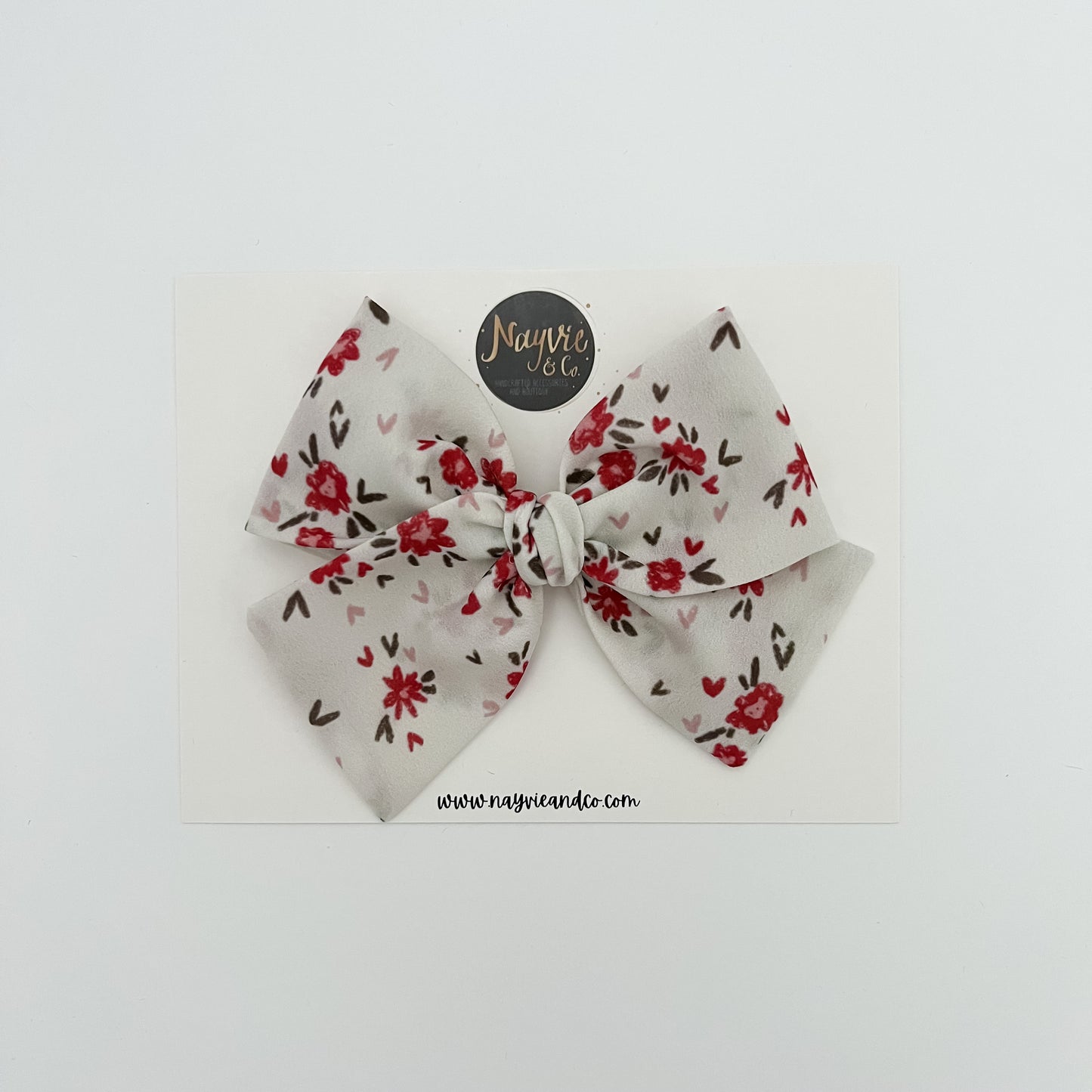 Dainty Love Floral Hand-tied Bow