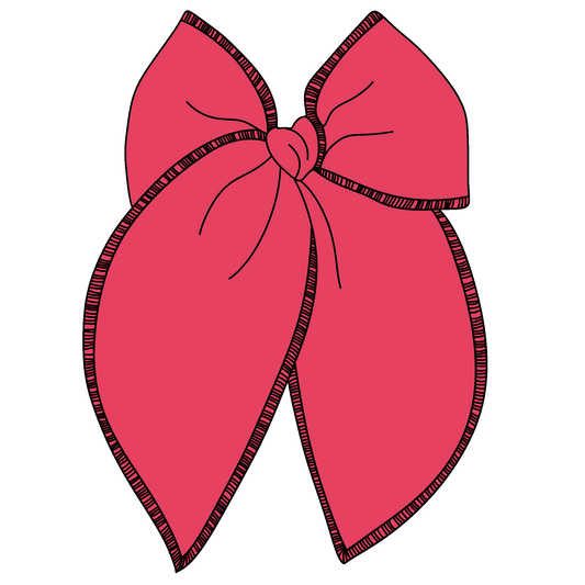 Raspberry Pink Fable Bow